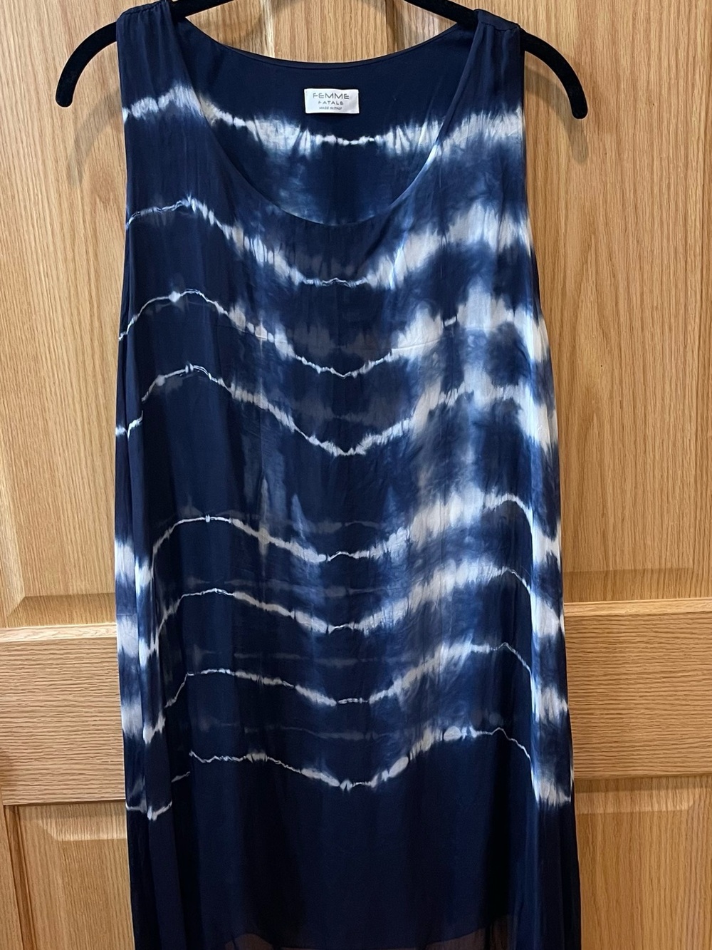 Tie-Dye Navy and White Tunic